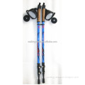 TUV/GS approved cork grip 3-section nordic walking pole